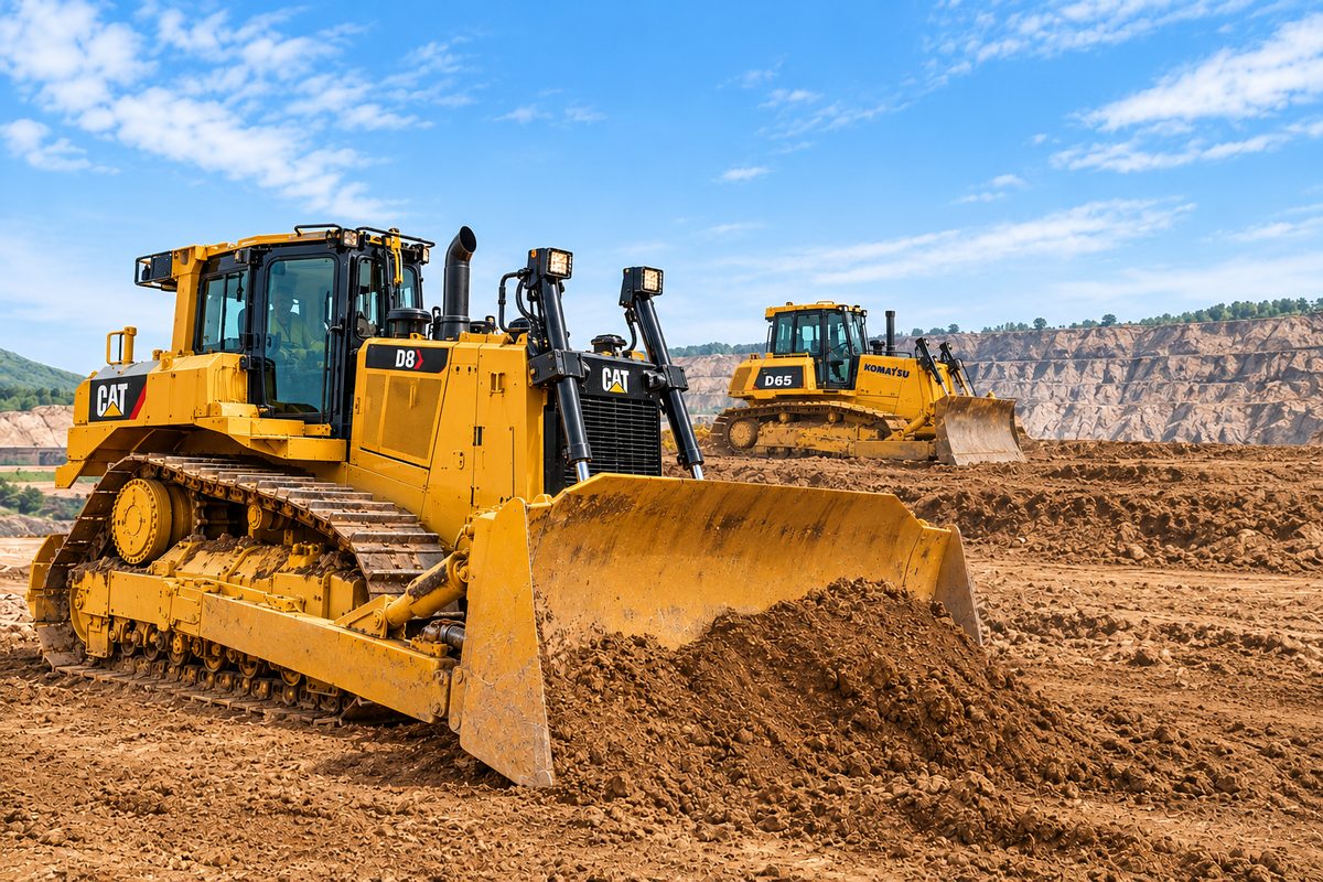 Bulldozers — Grading, land clearing, mining and infrastructure