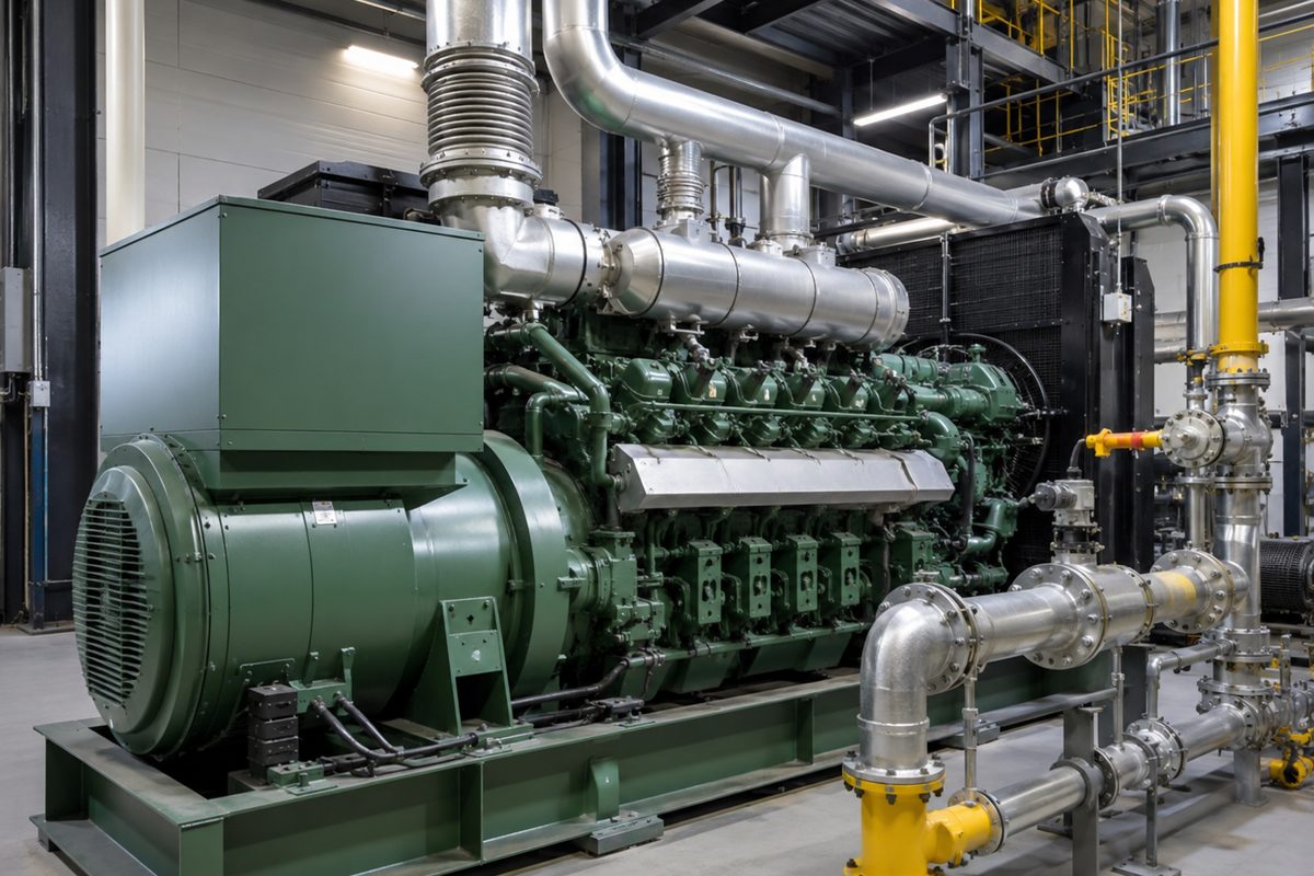 Natural Gas Generators — Continuous or standby industrial power
